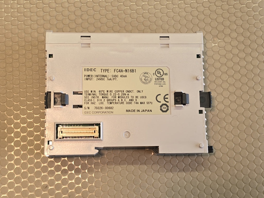 Used & Tested IDEC FC4A-N16B1 PLC Output Module