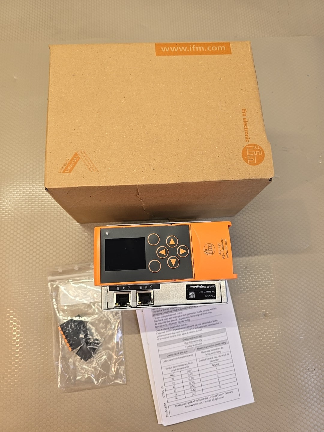 IFM AC1422 AS-i Master Ethernet/IP Gateway NEW & GENUINE 