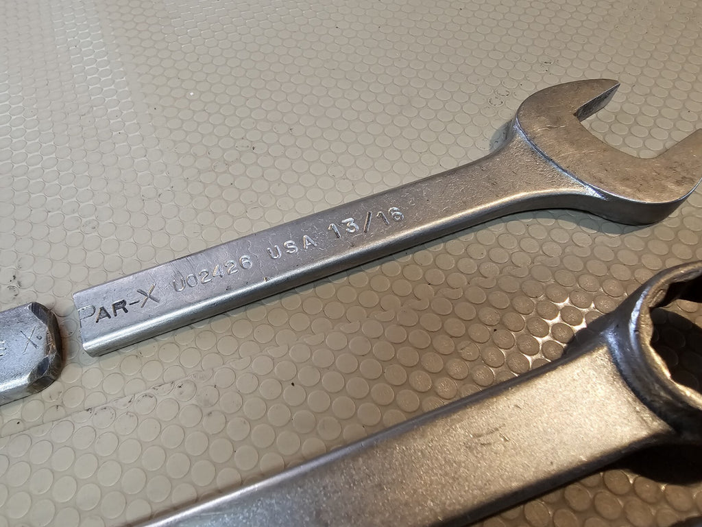 Vintage PAR-X (by Snap On) Combination Wrenches + New Britian USA
