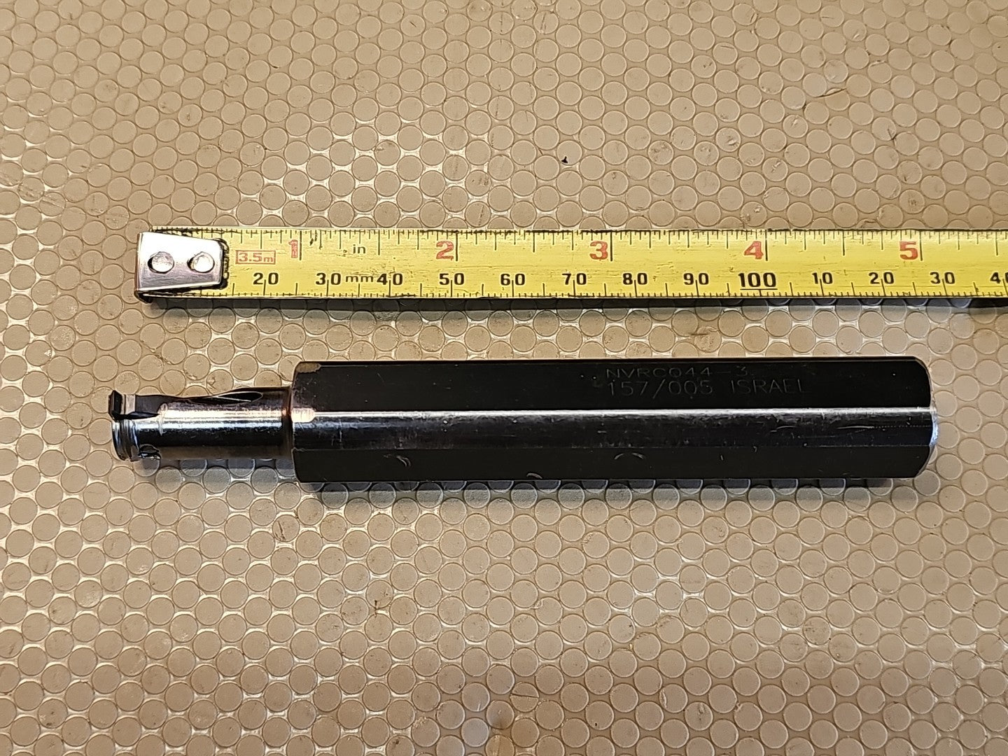 USED VARDEX INDEXABLE BORING BAR NVRC044-3 157/005 SHORTENED 