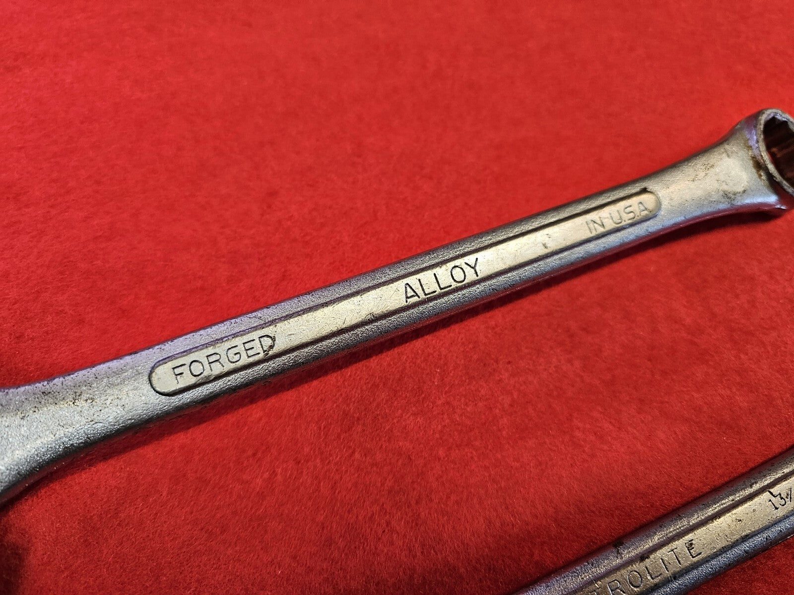 SK Wayne Tools Wrench Set Forged in USA Open End SAE Large Sizes 7/8 13/16 3/4 7