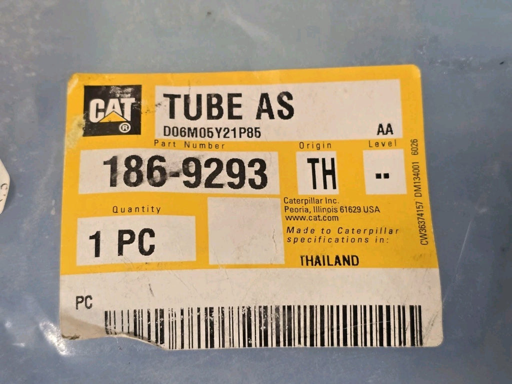 Caterpillar 186-9293 Tube Assembly Genuine OEM CAT Part