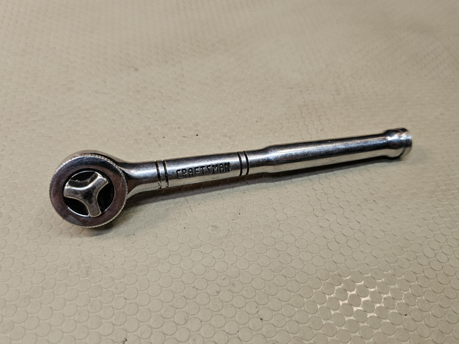 Vintage Craftsman 1/4" Drive 5-5/8” Ratchet 943795 Thumb Wheel