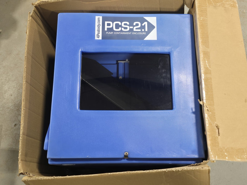 Peabody PCS-2.1 Pump Containment Enclosure Blue Polyethylene w/ Divider NEW