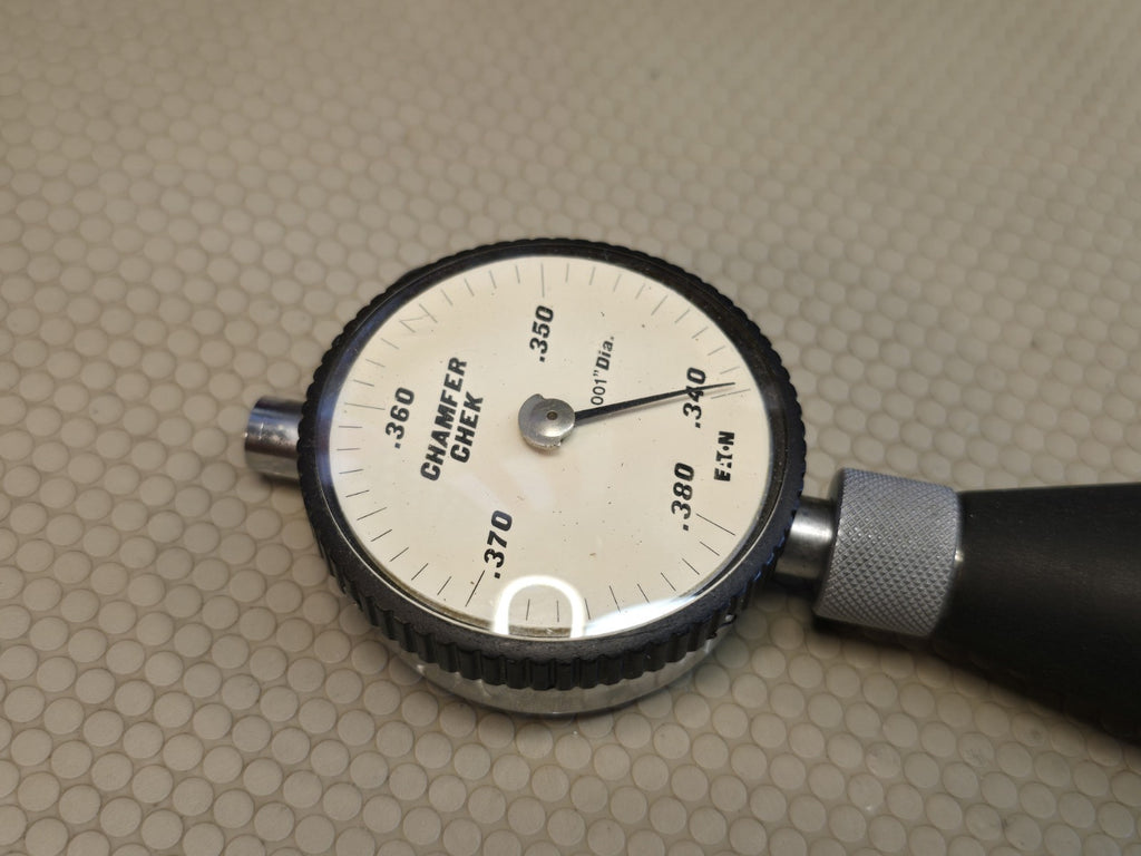 BARCOR METRIC CHAMFER GAGE MEASURING GAGE .001” DIA 