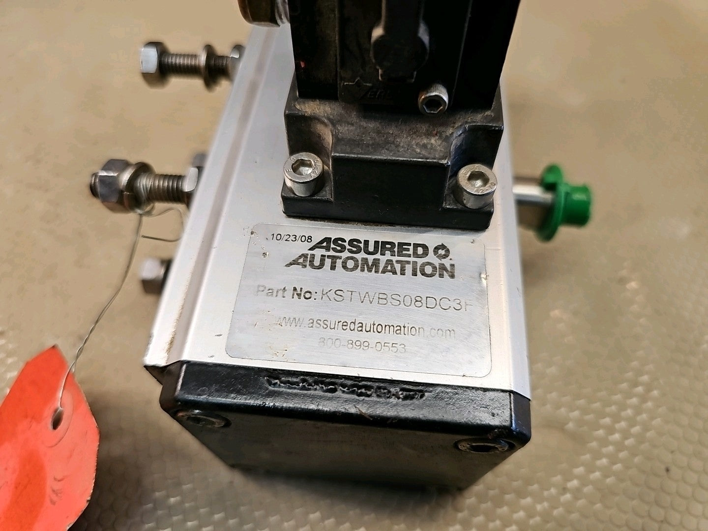 Assured Automation Valve KTSWBS08DC3F & Actuator Assembly NPT SS Valve *TESTED*