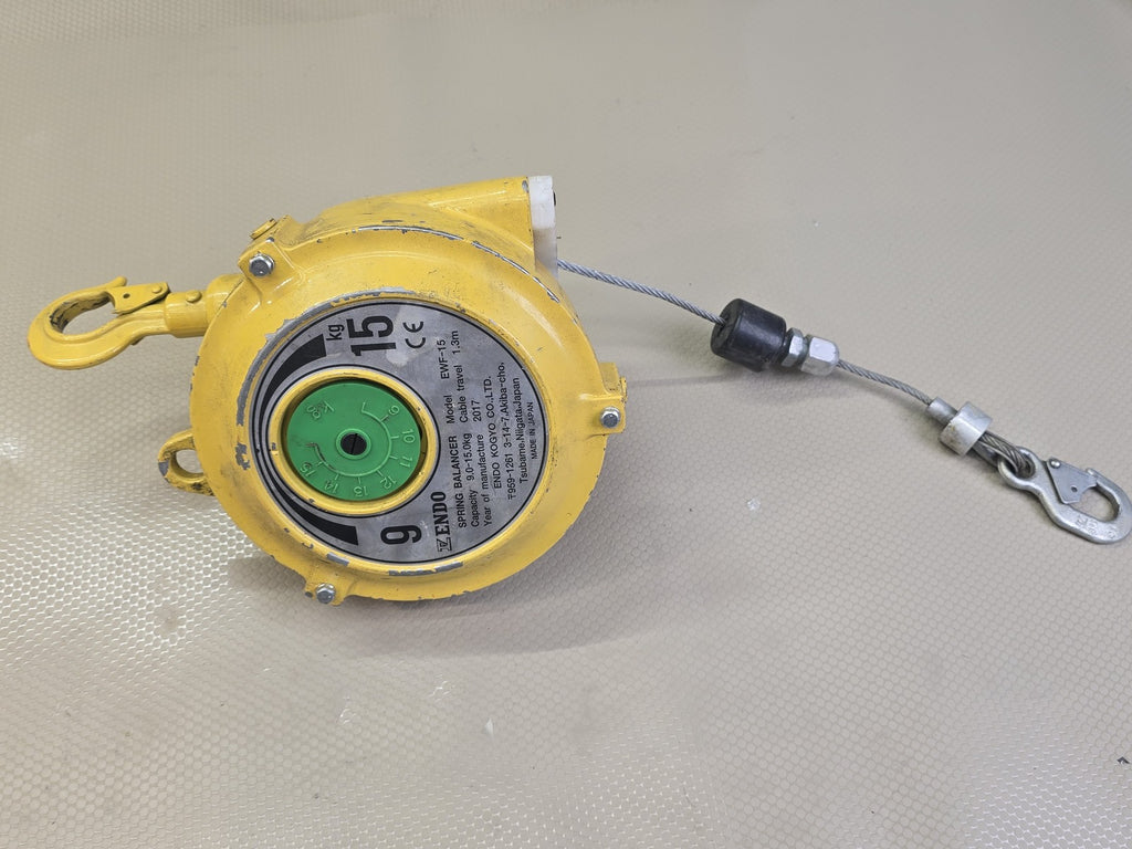 ENDO EWF-15 Spring Balancer Tool Retractor 9-15kg Capacity 1.3m Cable New