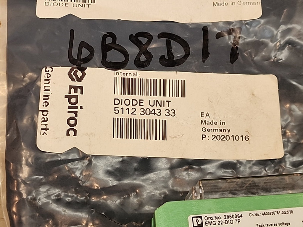 OEM Epiroc Diode Unit 5112304333 4Channel Isolated Industrial PLC Control Panel