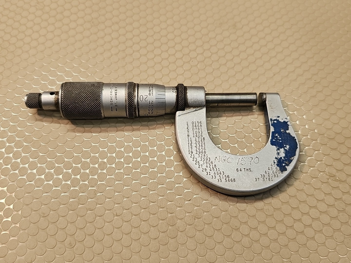 Scherr-Tumico INC. 64 THS Outside Micrometer 