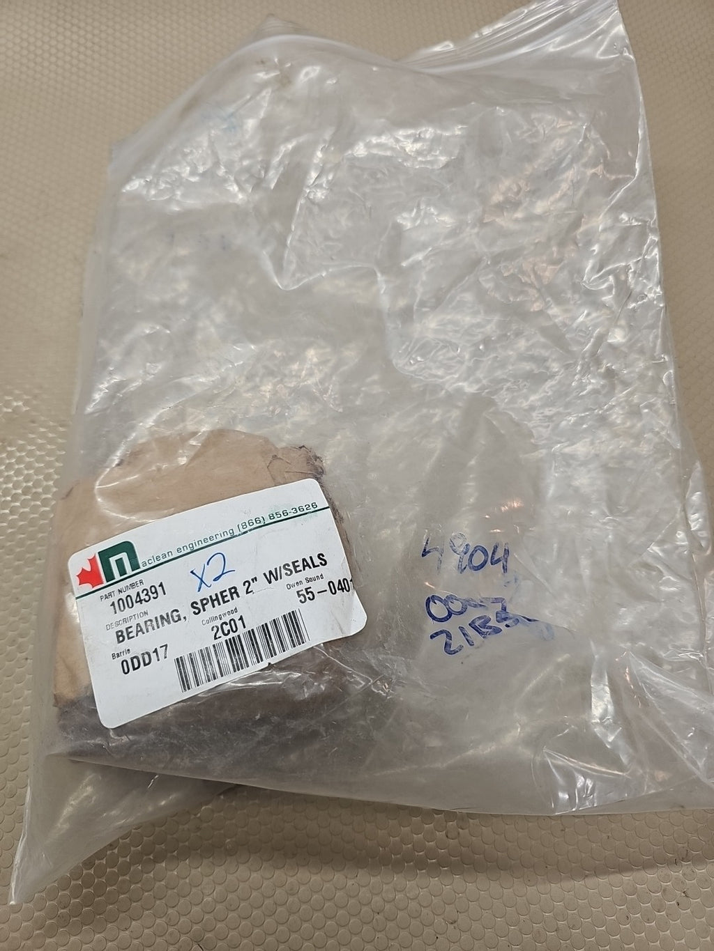 Aurora GEZ032ES-2RS Spherical Plain Bearing NEW