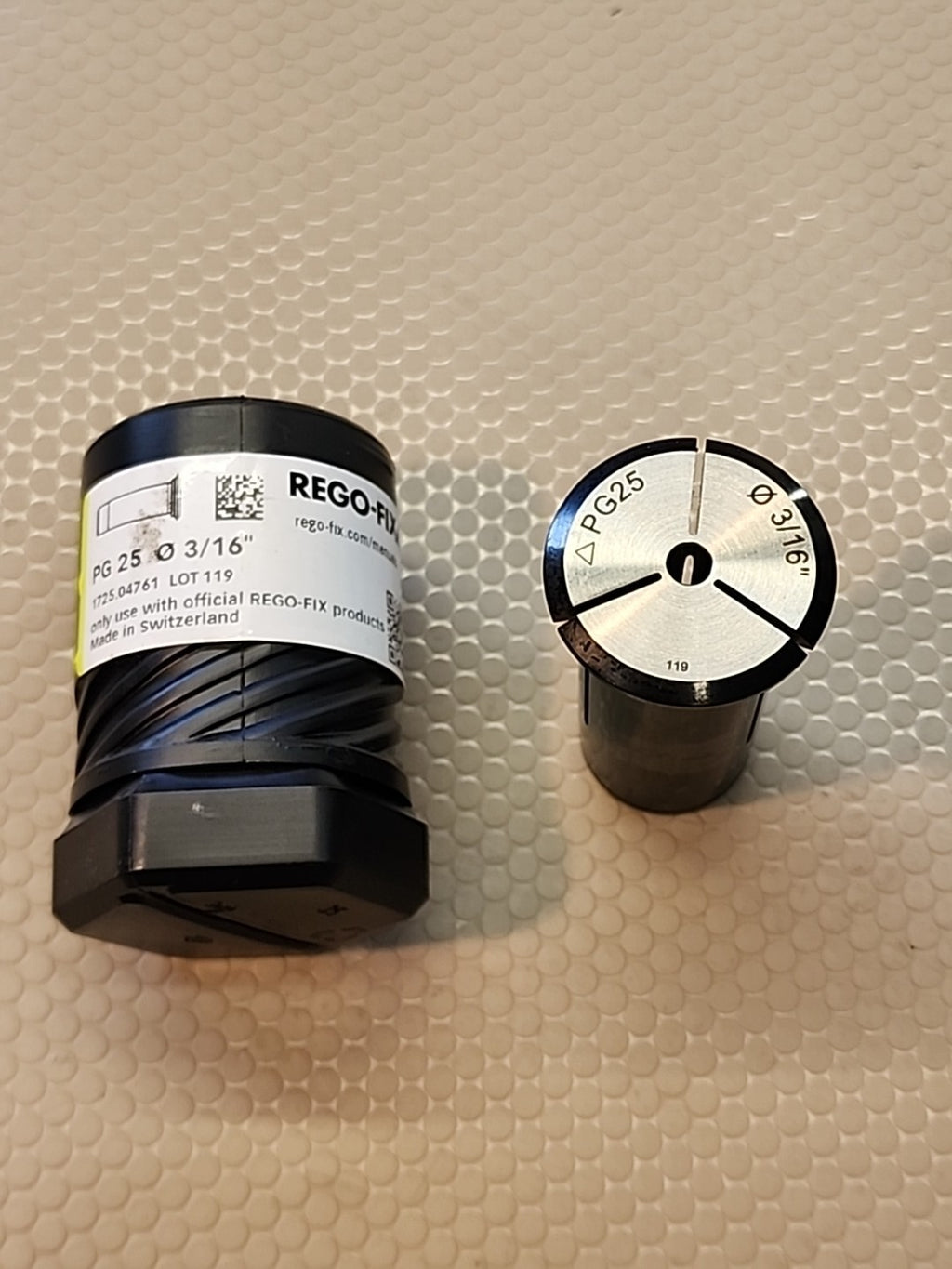 REGO-FIX POWRGRIP - PG25-CF Ø 3/16" - Collet Toolholder - 1725.04761