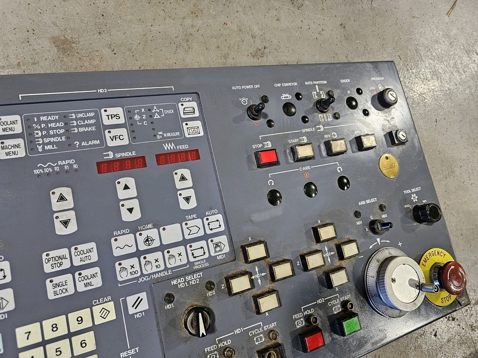 Mazak Mazatrol M Plus Operator Station - Entire Assembly 4yz408b-3 Mitsubishi