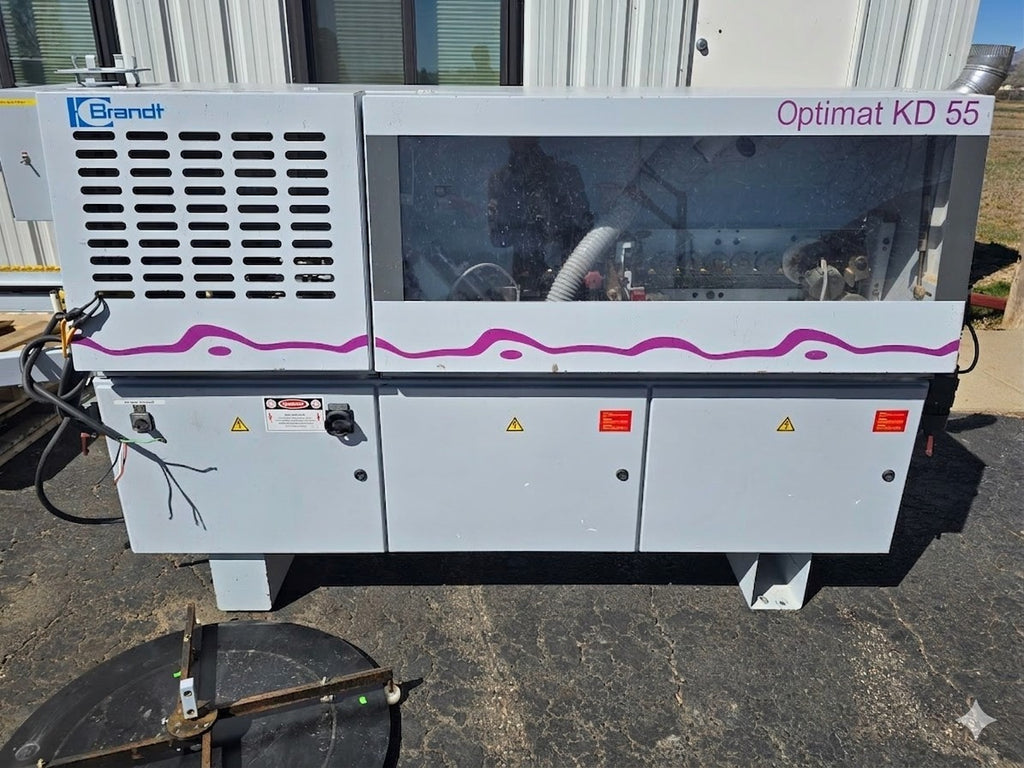 BRANDT Optimat KD 55 Edgebander – Edge Banding Pellet Glue System + Extras 