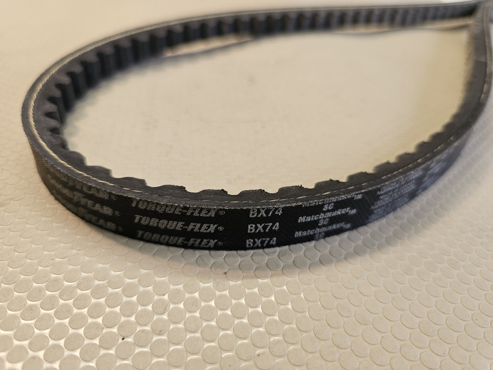 GOODYEAR BX74 TORQUE-FLEX Matchmaker Cogged V-Belt 3C
