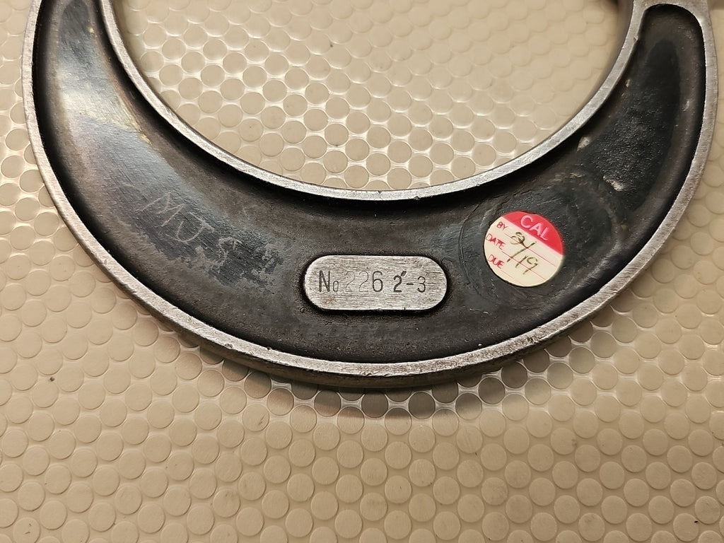 L.S. Starrett No 226, 2-3in. Outside Micrometer USA