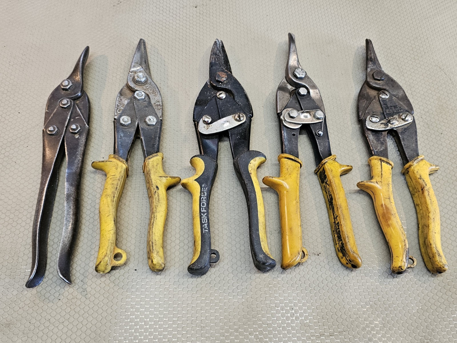 Wiss Tin / BluepointTin Snip Scissors Mpc-3 M1 M3 Lot Of 5 some USA