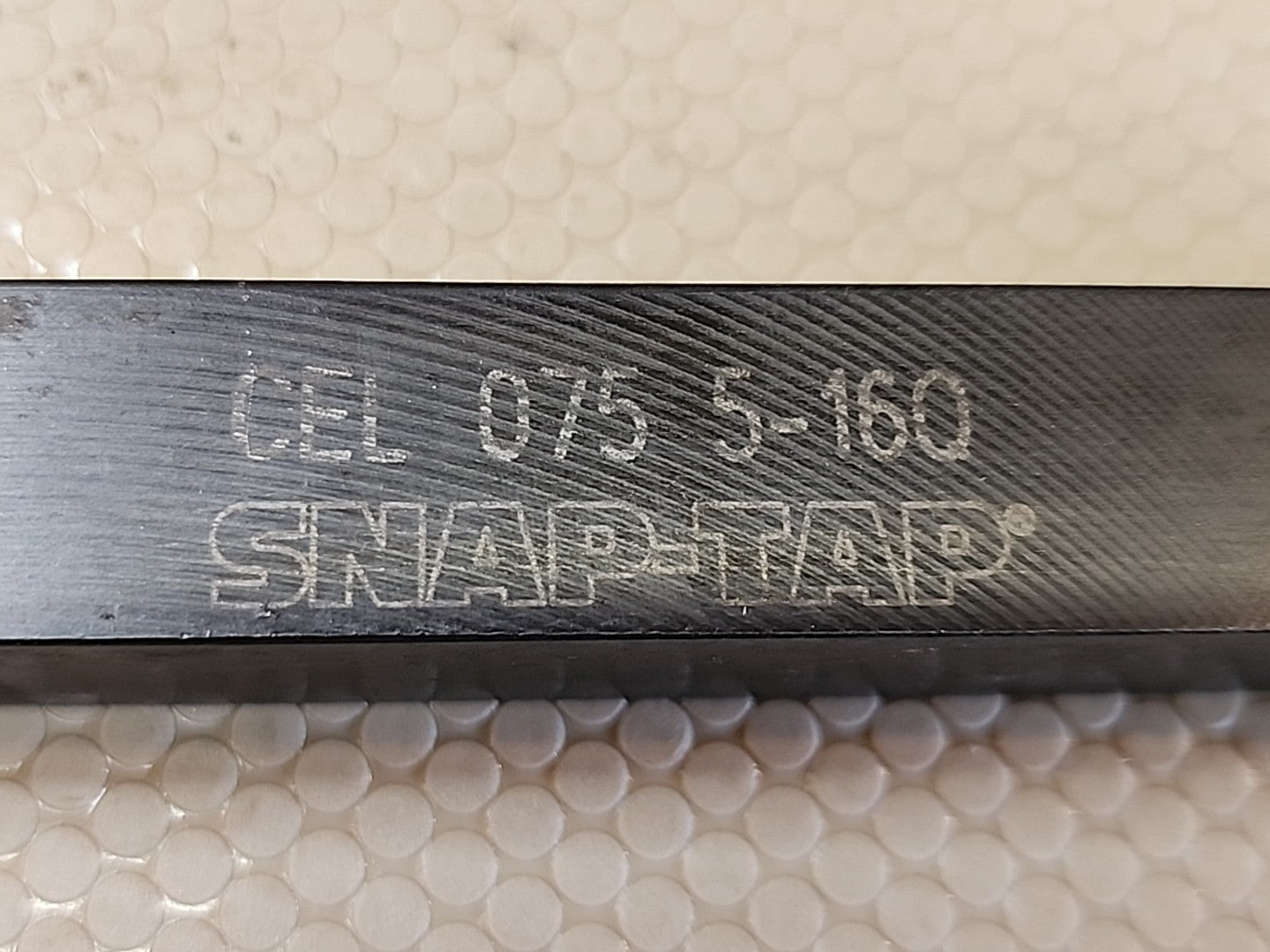Snap-Tap CEL 075 5-16Q Indexable Tool Holder 3/4" Shank - USA W/7 Carbide Insert