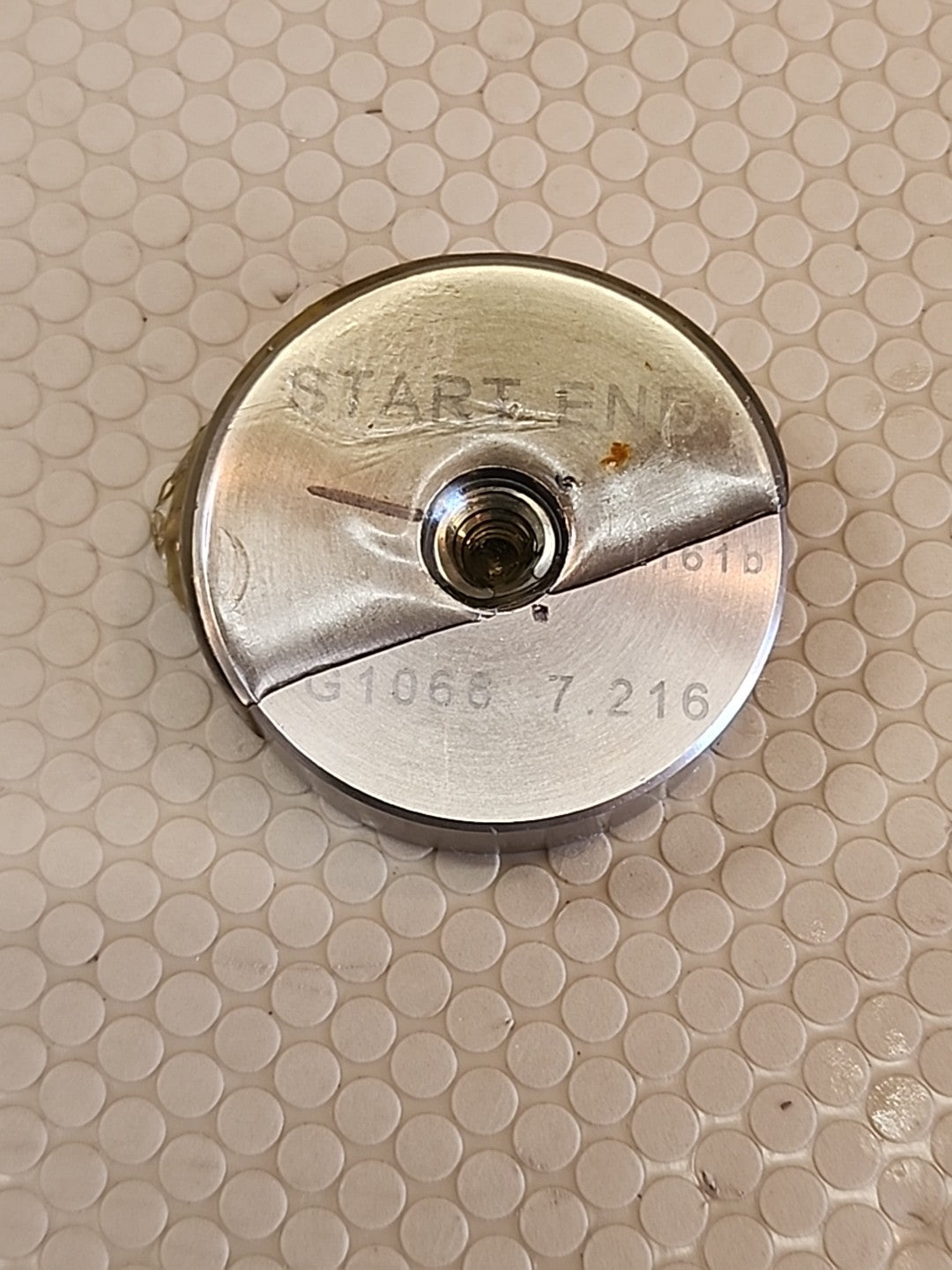 GO NO GO THREAD GAGE SET G1068 (7.216) G1069 (7.106)