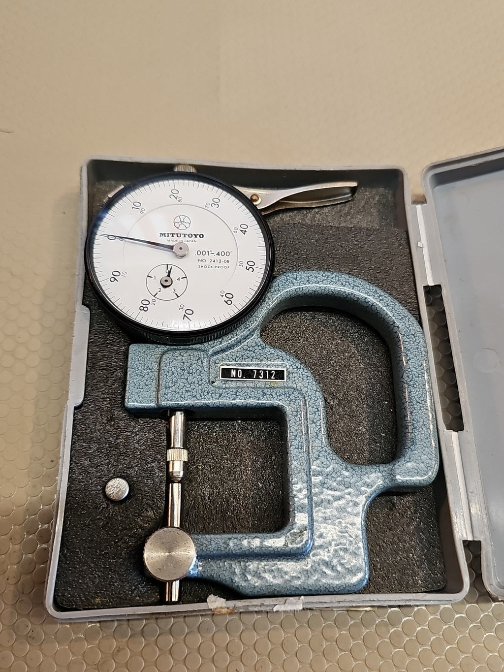 Machinist Tools: Mitutoyo Dial Lens Meter  7312 .001 grad