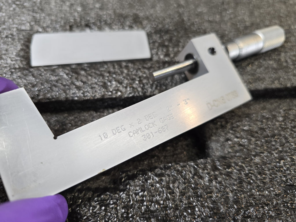Gagemaker CL-1003 Camlock Micrometer Gage 2” - 3" For API Weld Flange Thickness