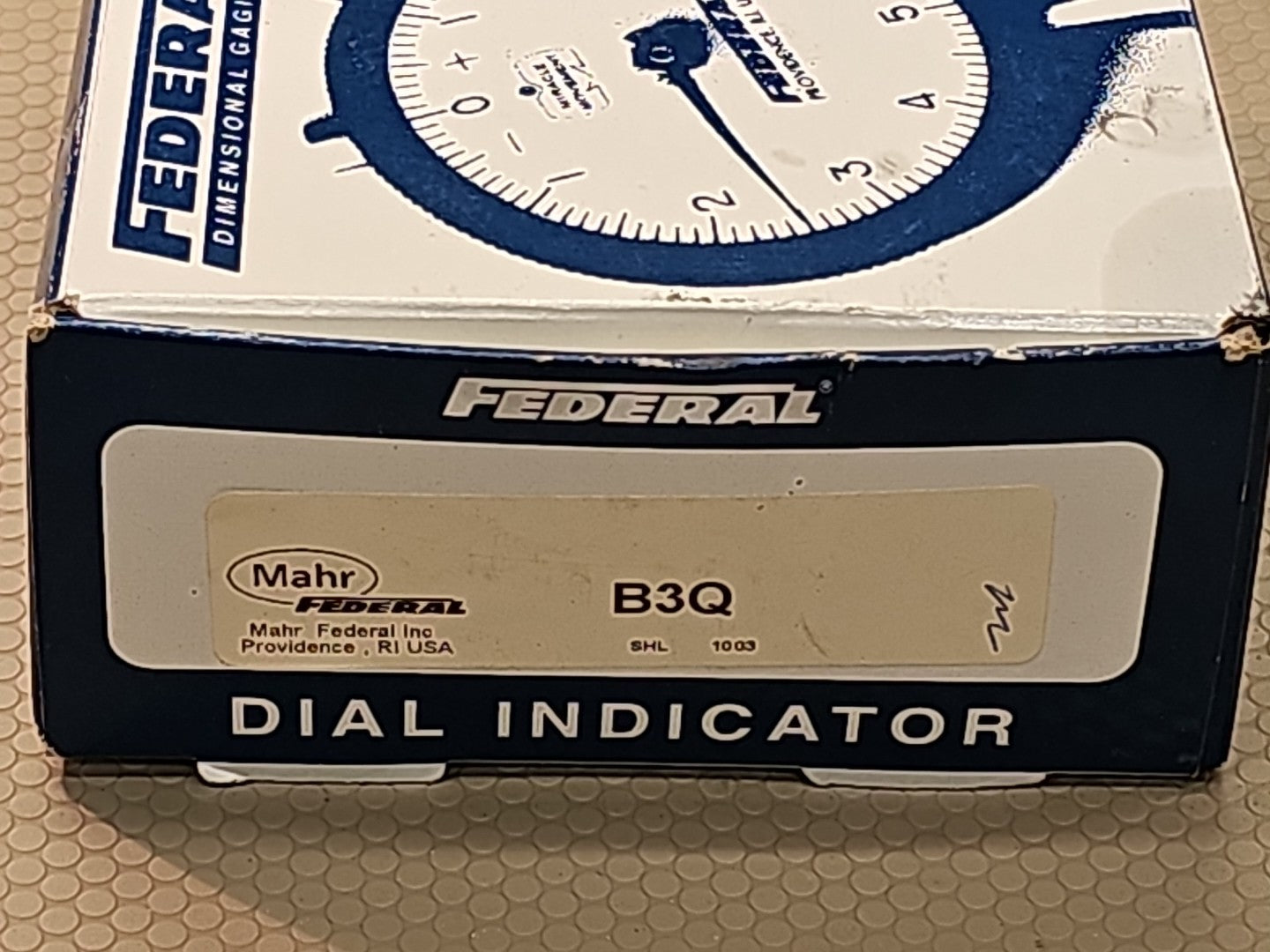 New MAHR FEDERAL B3Q  DIAL INDICATOR, .0005 BAL DIAL