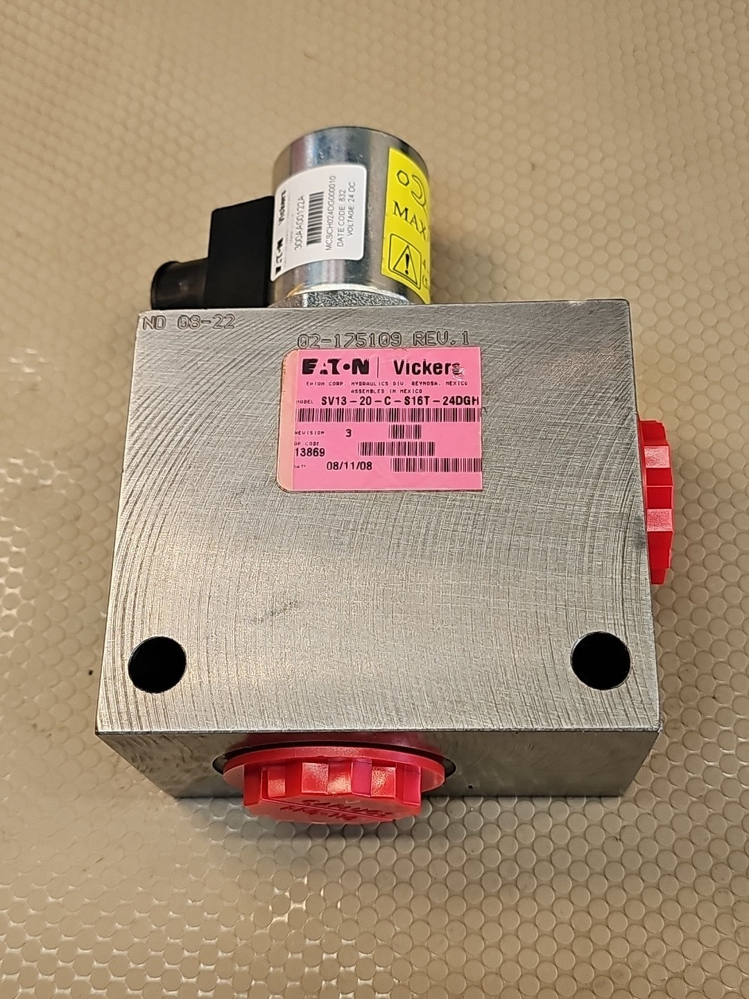 Eaton SV13-20-C-S16T-24DGH Motion Control Valve