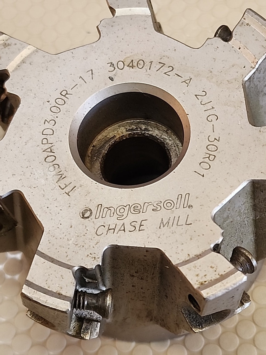 INGERSOLL 3" CHASE MILL INDEXABLE FACE MILL  #TFM90APD3.00R-17