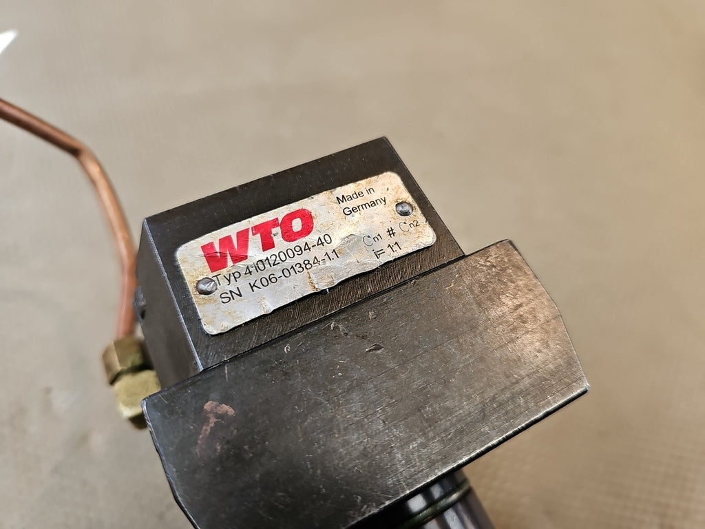 WTO VDI40 Right Angle Live Tool Holder Typ 410120094-40 CNC Lathe Driven Tool