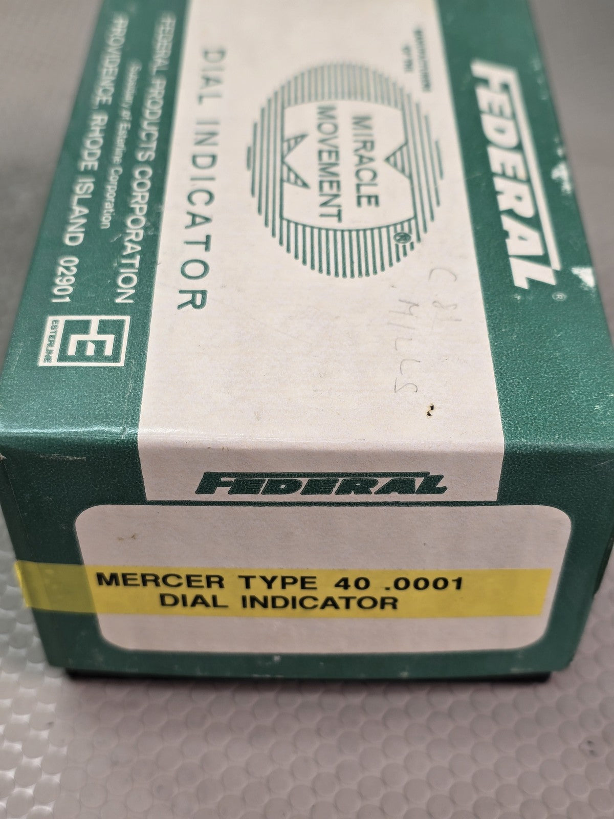 Mercer Type 40 Precision Dial Indicator .0001" Resolution Machinist Gauge Englan