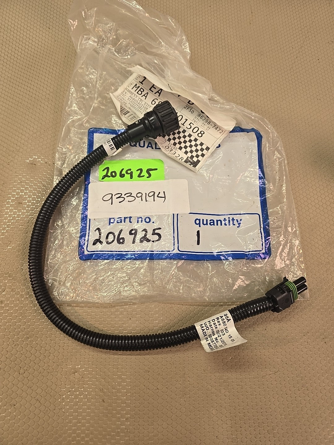 Detroit Diesel 6805401508 Harness CBL Differential Lock Genuine & NEW