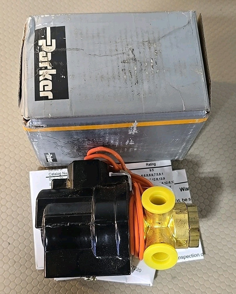 NEW PARKER 3 Way Skinner Valve 04F30C2106ACFEC05 / 04F30C2106ACFEC05 Solenoid 