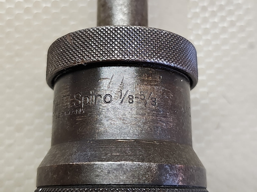 ROHM 3-16 SPIRO 1/8-5/8 KEYLESS CHUCK JAC 6 on R8 Shank