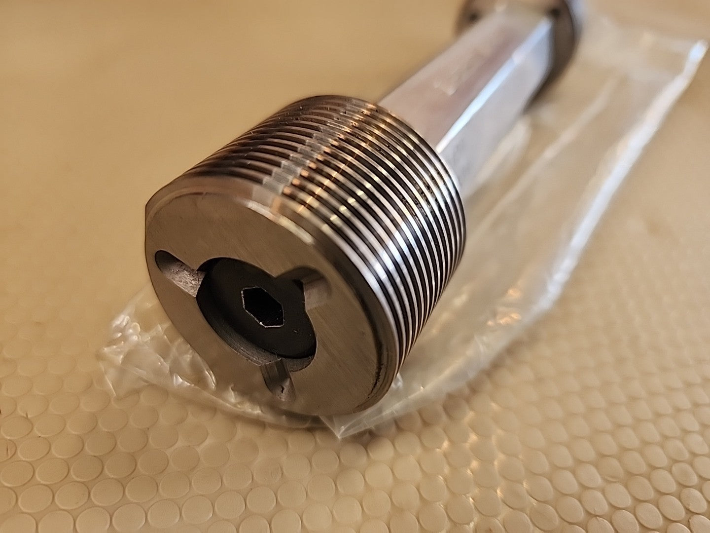 THE PIPE MACHINERY CO THREAD PLUG GAGE 1.625-12 NA-4G GO PD 1.5834 HI PD 1.5889