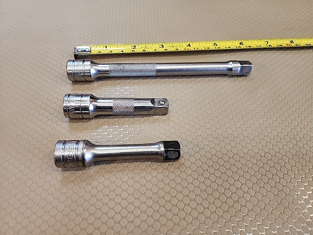 Snap-on Blue Point USA 3pc 3/8" Drive FXK6 FX3 BLPEXTK383 Socket Extension Set