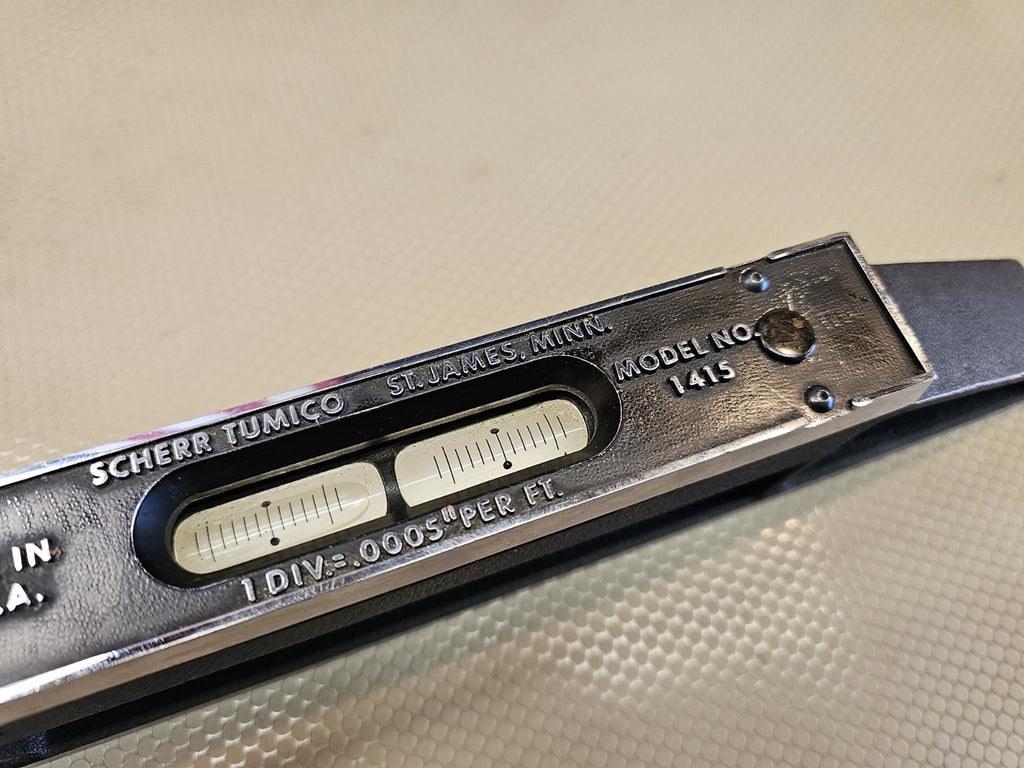 Vintage Scherr Tumico  Master precision machinist level model No. 1415 - 15"