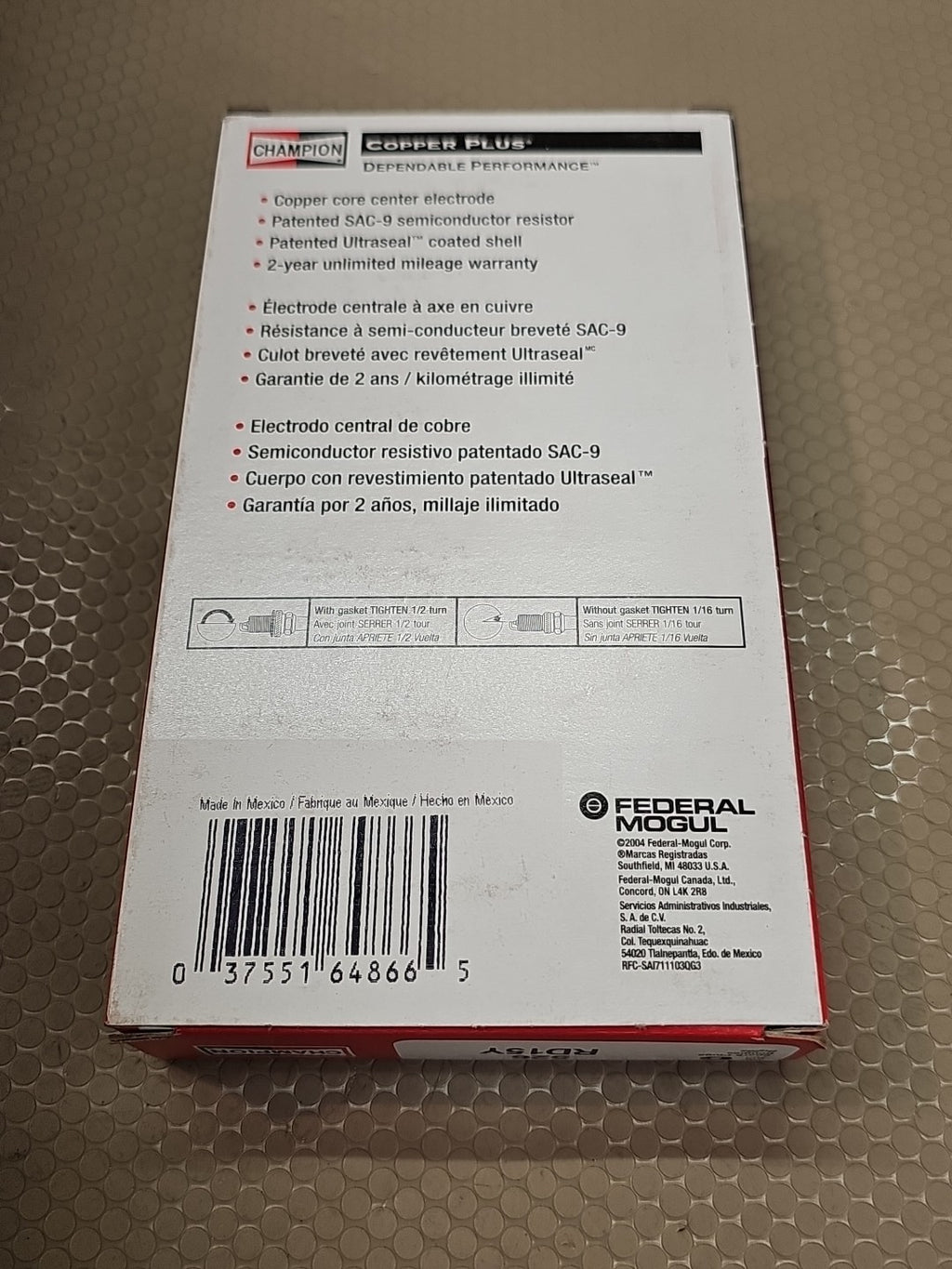 6X CHAMPION SPARKP 526 Plug RD15Y PACK OF 6!