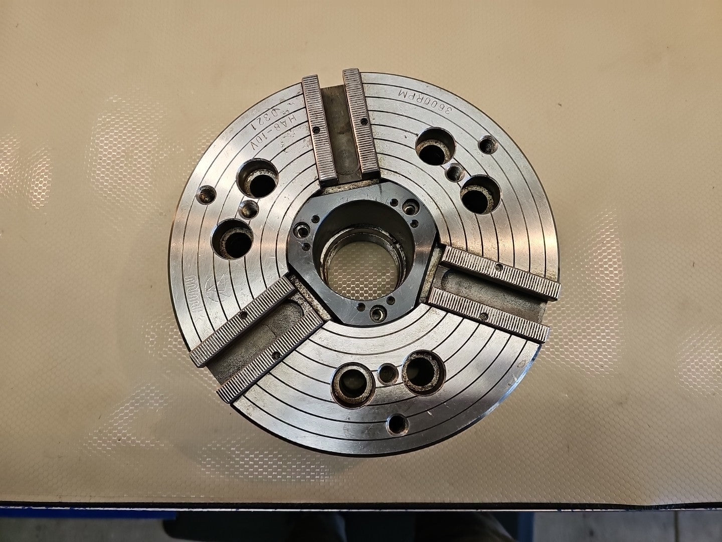 MMK 10 "  3 JAW POWER CHUCK Lathe POWER CNC 3500 RPM HA8-10V