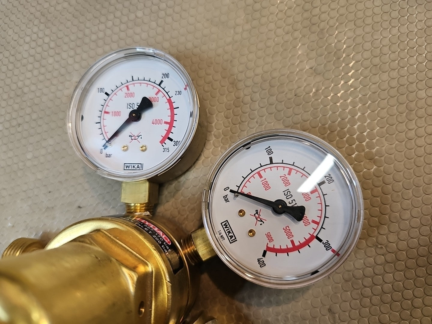 Hydac 987 987-170bar max Inlet 300bar FlaschendruckWeir 203124 Regulator Argon 
