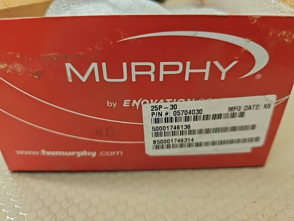 FW MURPHY 25P-30 -- P/N 05704030 SWITCHGAGE NEW