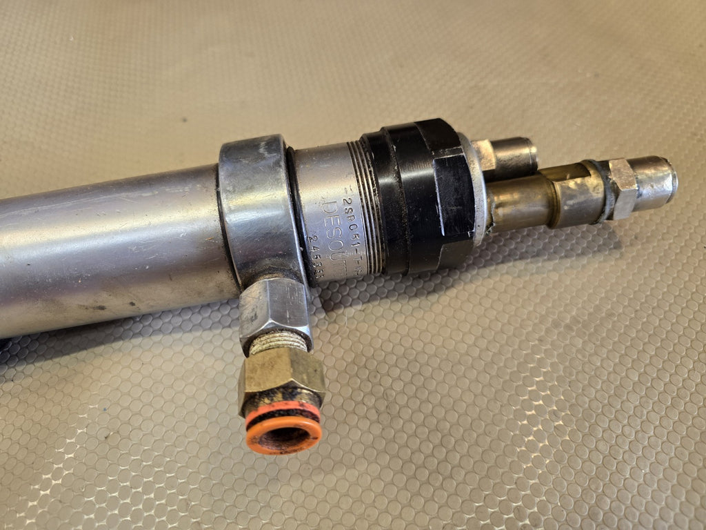 2 Spindle Twin Head, Ingersoll Rand Desouttep Par-A-Matic Self Feed Drill