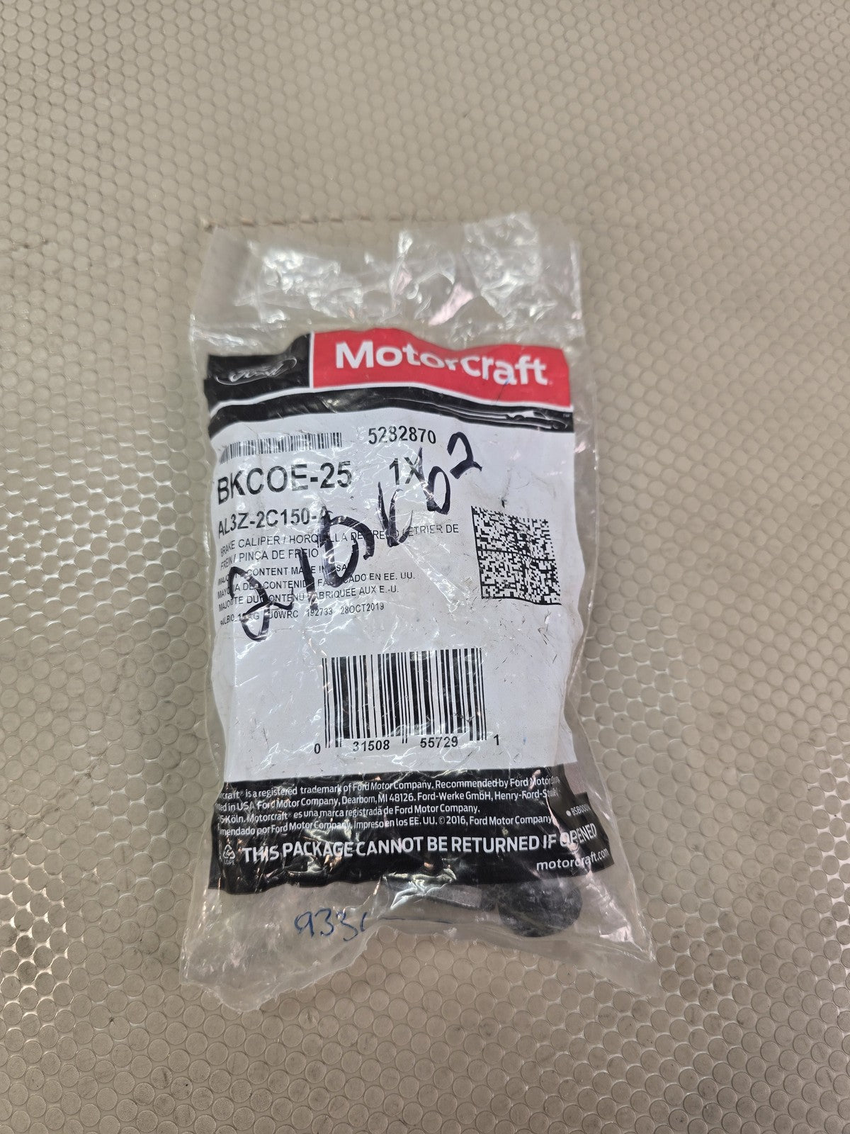Motorcraft AL3Z-2C150-A Brake Caliper Mount Retainer Kit Guide Pin Boot