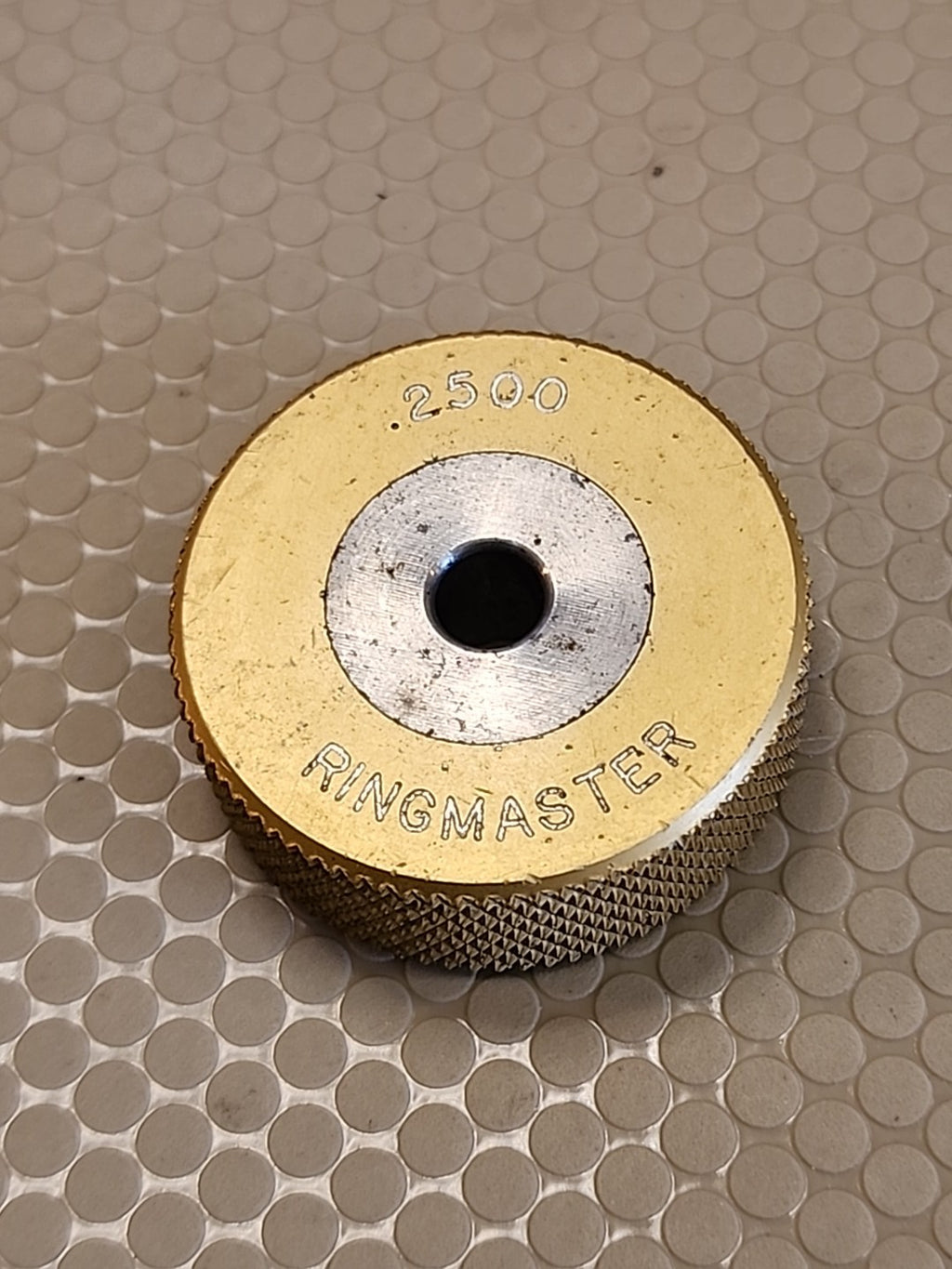 Ringmaster Ring Gauge Gage Smooth Bore .2500" USA