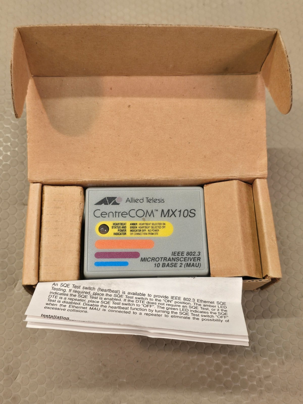 Allied Telesis AT-MX10S-05 Centrecom Mx10s Transceiver - New