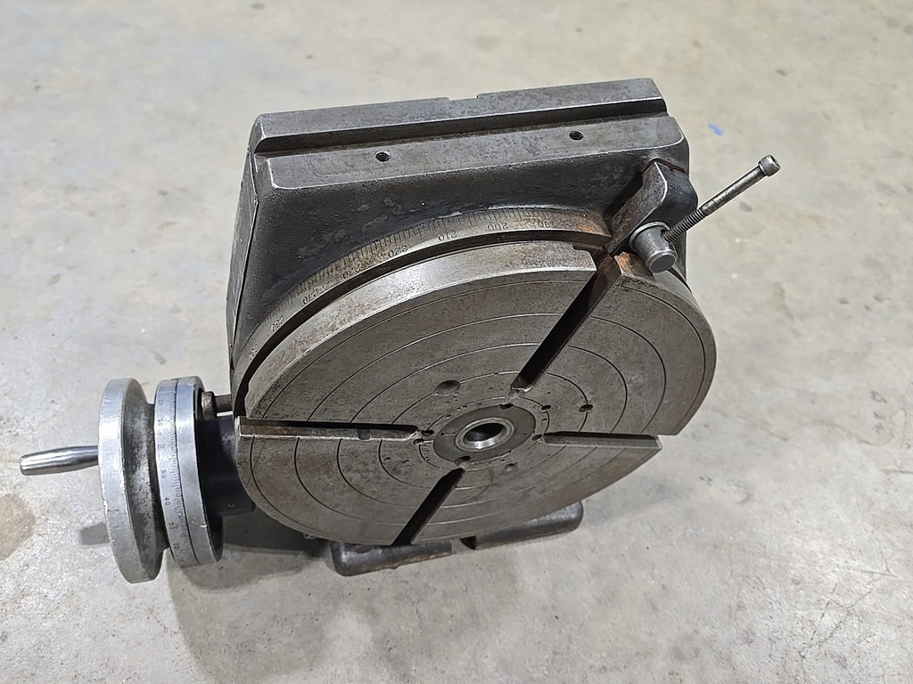 BRIDGEPORT ROTARY TABLE 12 In + OEM VERTICAL MOUNT Milling Machine Lathe 