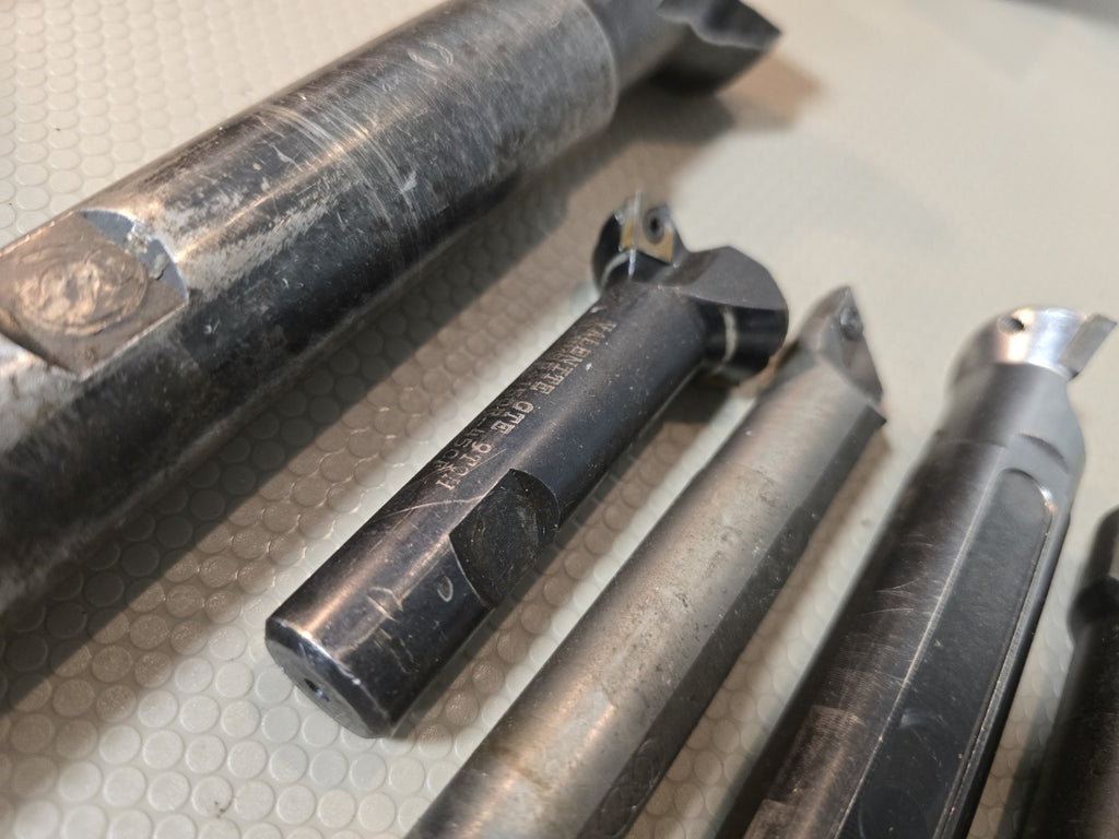 LOT OF BORING BARS END MILLS Cutters Shanks with Carbide Inserts 