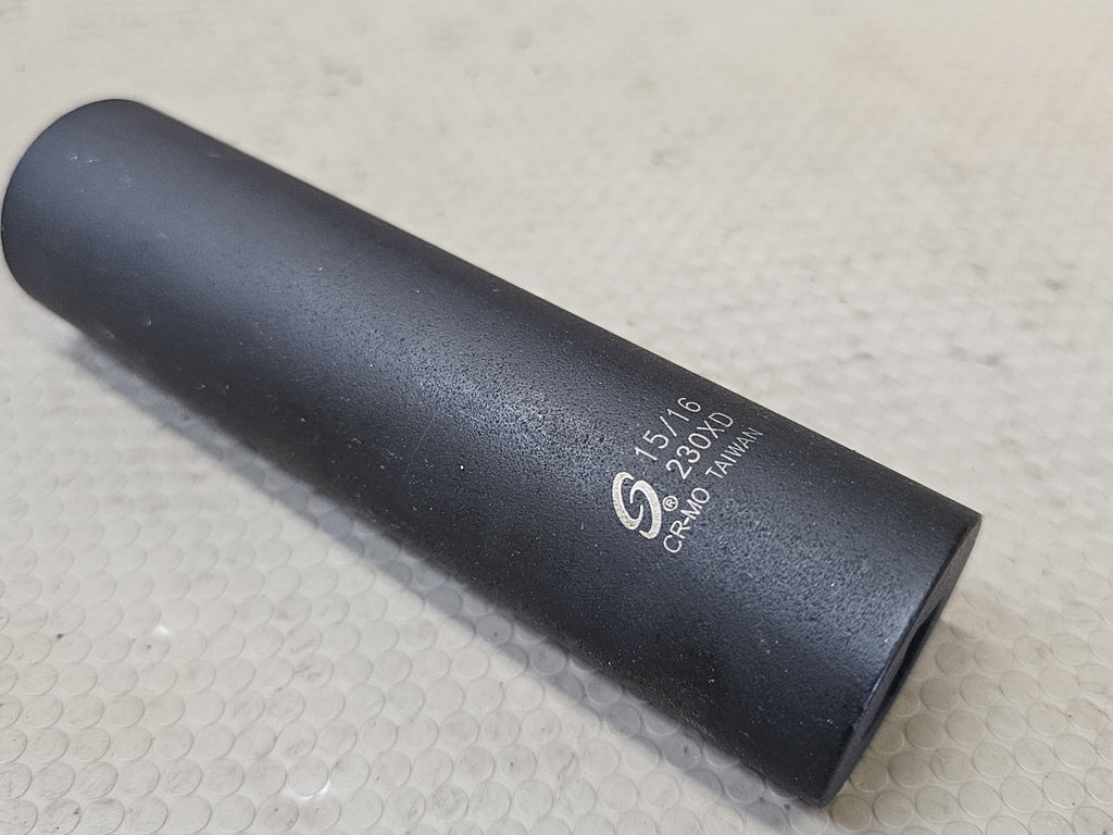 Grey Pneumatic 1/2" Drive Extra-Deep Socket 6pt 2040XD NEW UNUSED 15/16