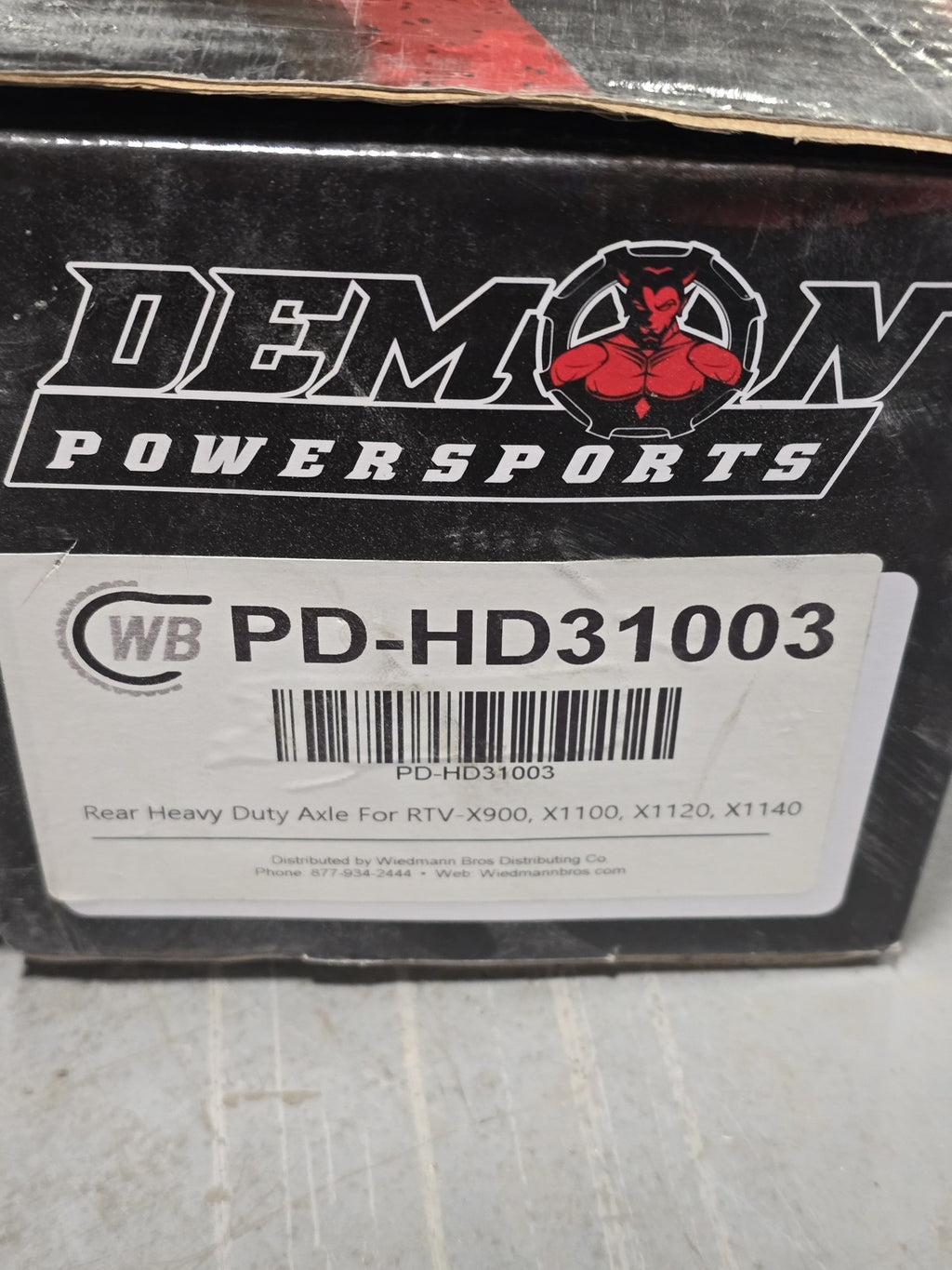 Demon Powersports Rear Heavy Duty Axle For Kubota RTV-X900 / X1100 /X1120/ X1140