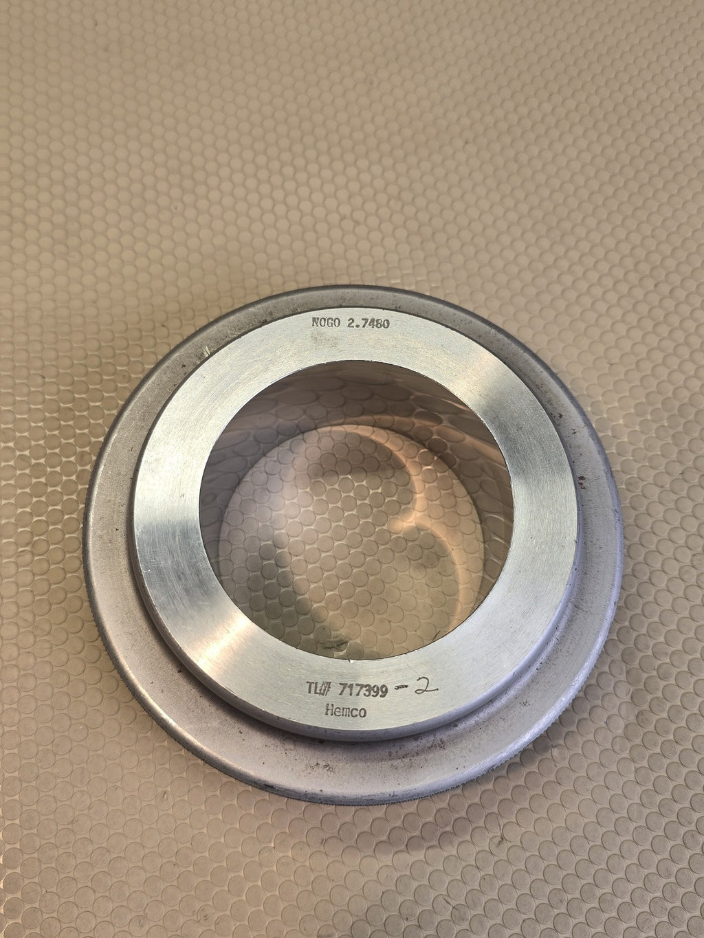 Hemco 717399-2 NOGO Ring Gage 2.7450" ID Precision Machining Tool