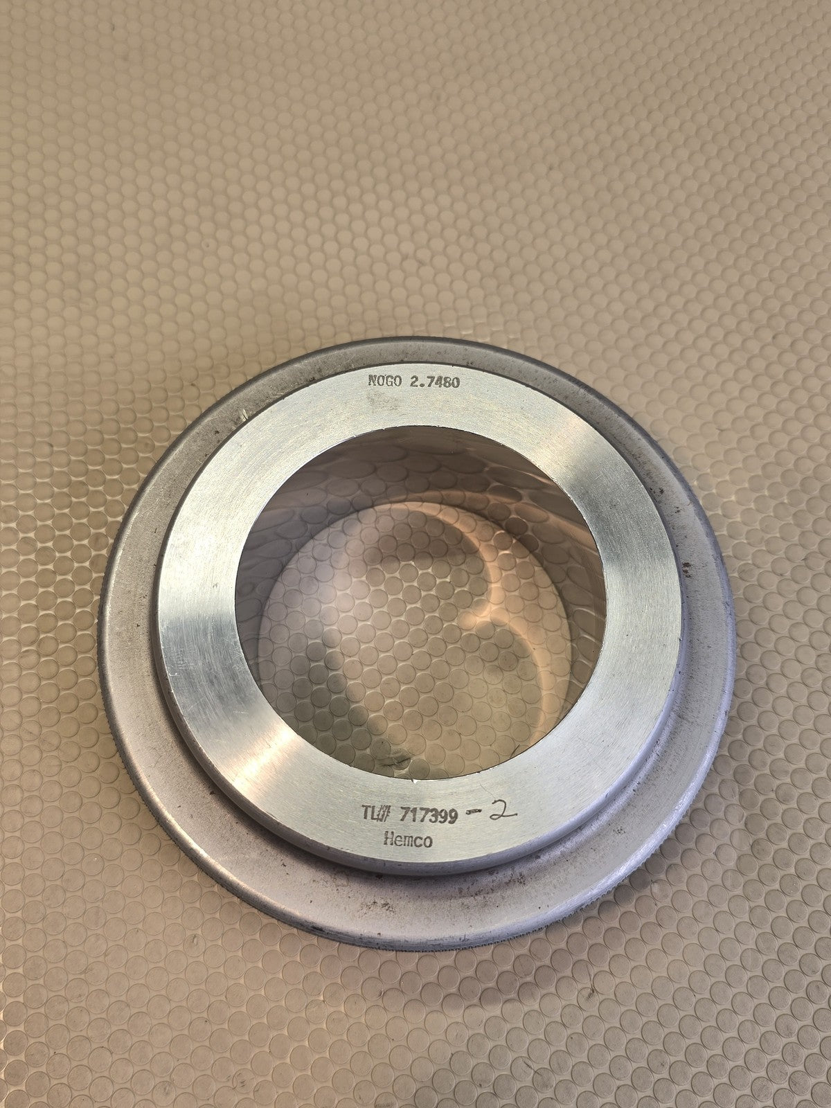 Hemco 717399-2 NOGO Ring Gage 2.7450" ID Precision Machining Tool