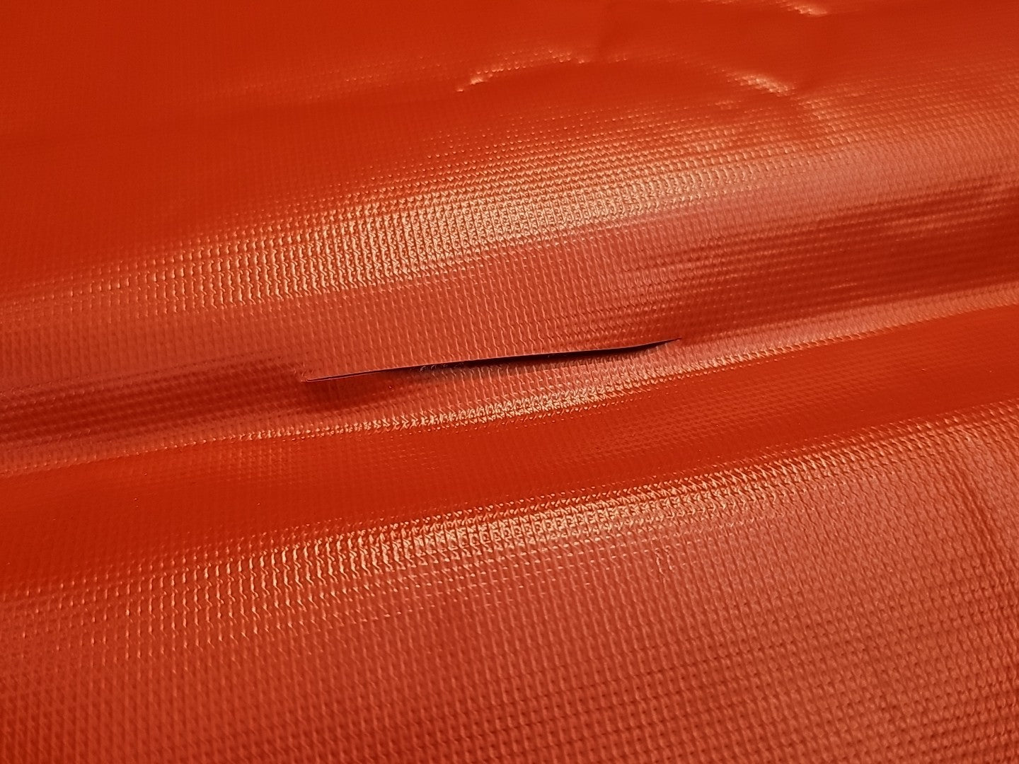SNAP ON C113B RED KIT BAG POUCH ROLL 11 POCKETS- HAS 2" SLICE AT CREASE